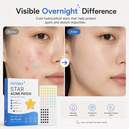 Patchly Star Acne Patches