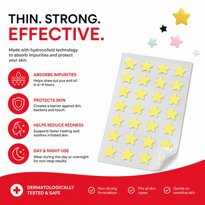 Patchly Star Acne Patches