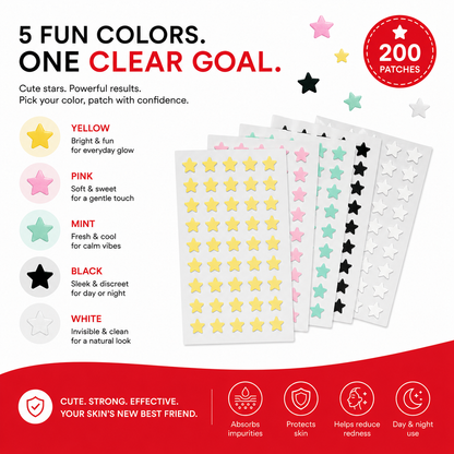 Patchly Star Acne Patches