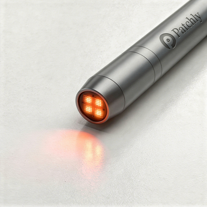 Patchly Clear Pen — Red & Blue Light